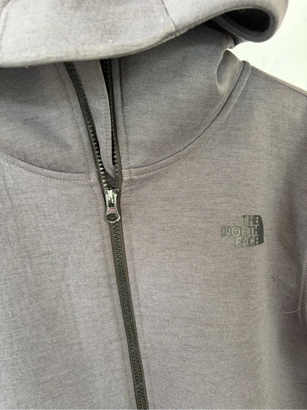 The North Face Men's Gray Hooded Full-Zip Performance Jacket